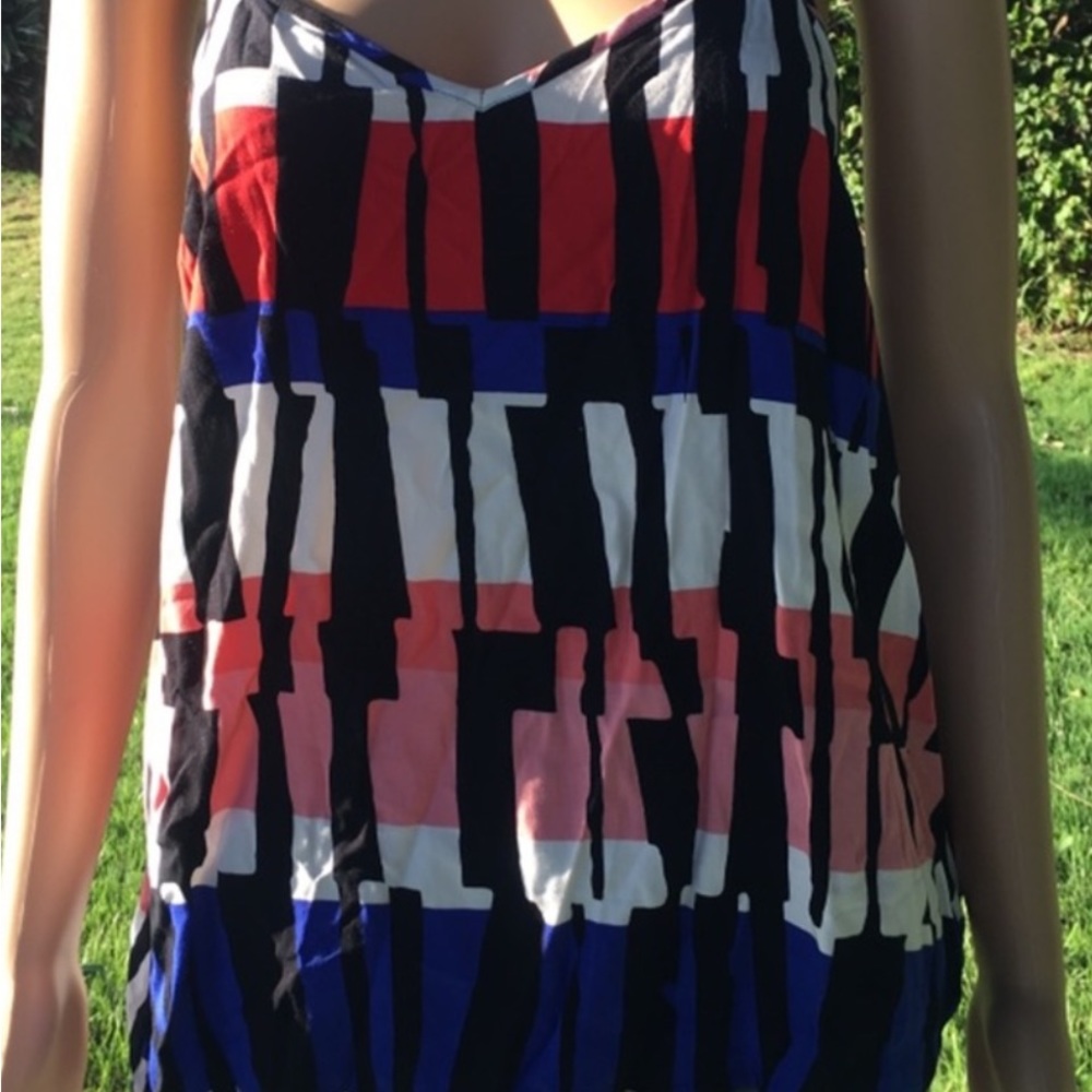*DONATED* Brand NWT 😍🇺🇸 Jack by BB Dakota multi color spaghetti strap tank - Picture 6 of 14